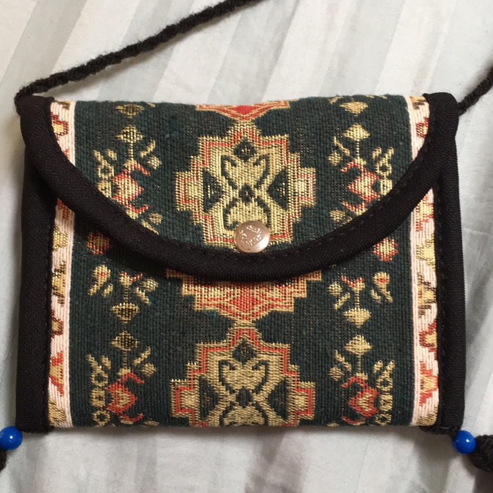 🌑 NEW Earthy Tribal MultiColor Crossbody Purse🌑 - Picture 2 of 6